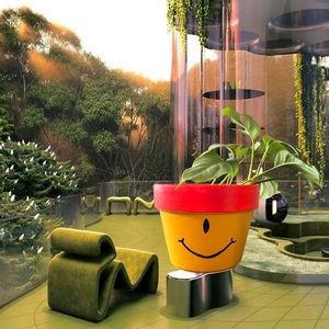 Smiley Face Pot